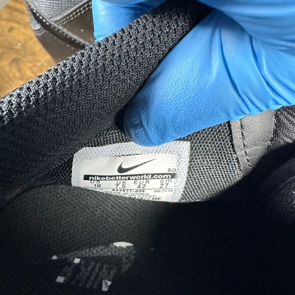 Nike Black Wedge High-Top Sneakers - Picture 8 of 9